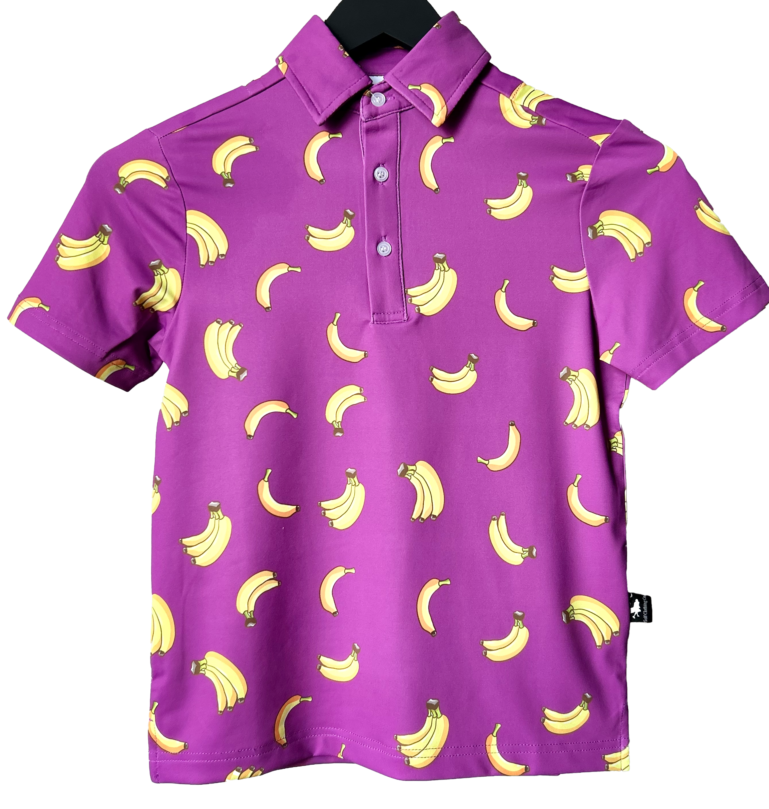 Gone Bananas Youth/Teen Polo - Electric Purple